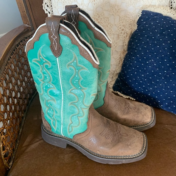 Justin Ladies Gypsy Raya Square Toe Boots - Picture 2 of 12